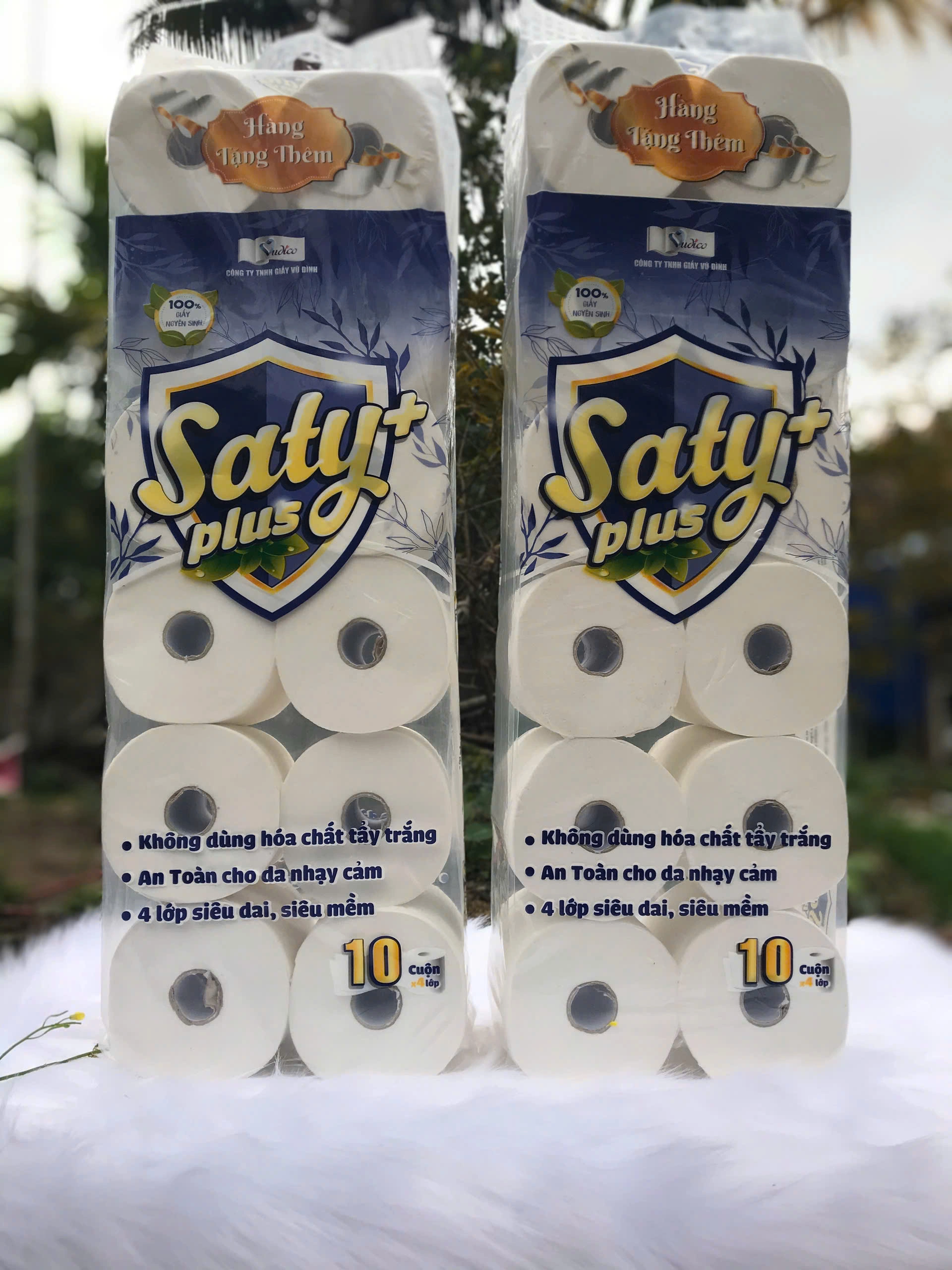 Giấy SATY Plus không tẩy 12 cuộn